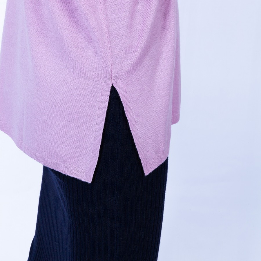 V-neck buttoned woolle jumper - Gaella