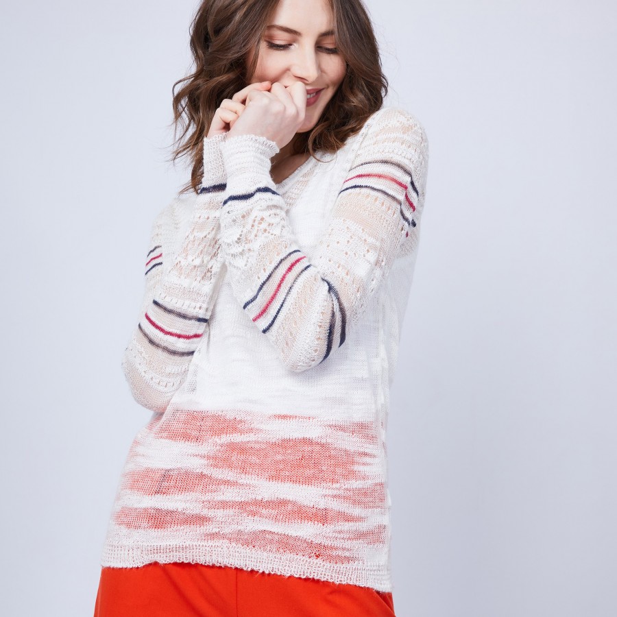 Pull à motif graphique - Janis
