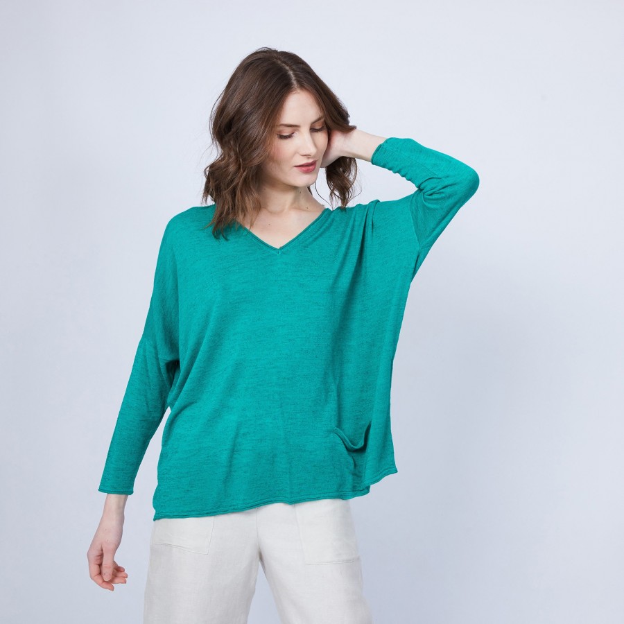 T-shirt ample col V - Malou