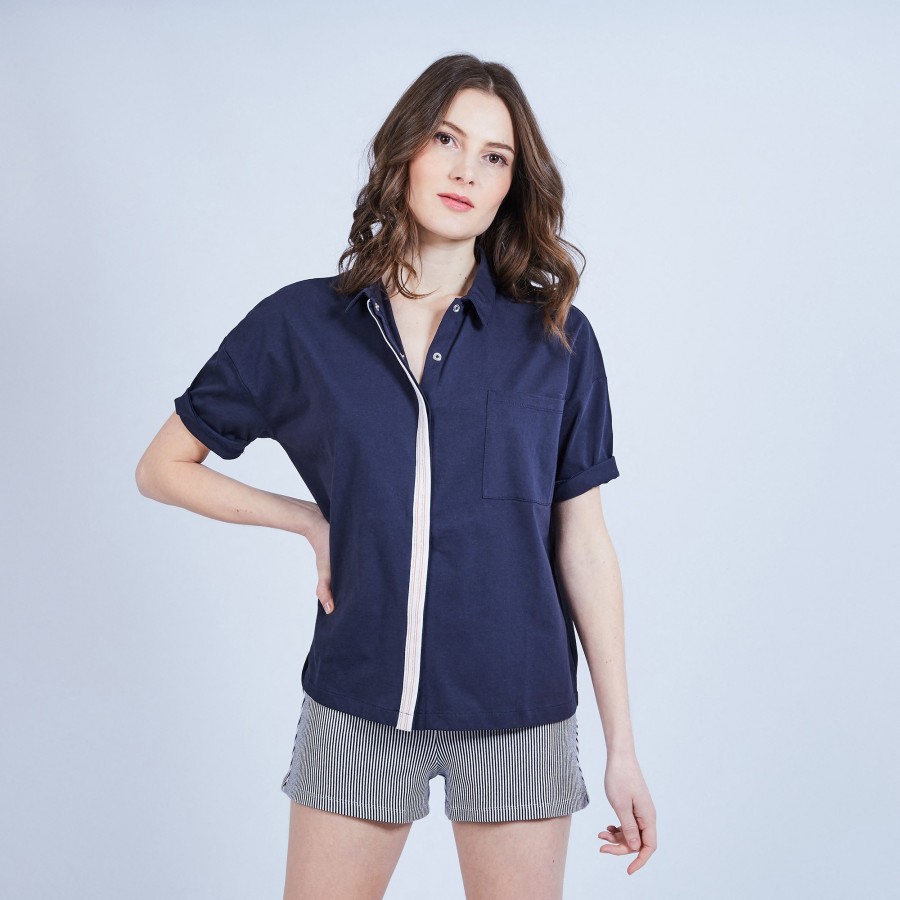 Chemise ample en coton - Myosotis