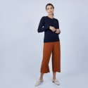 Pull col rond en laine mérinos - Berenice