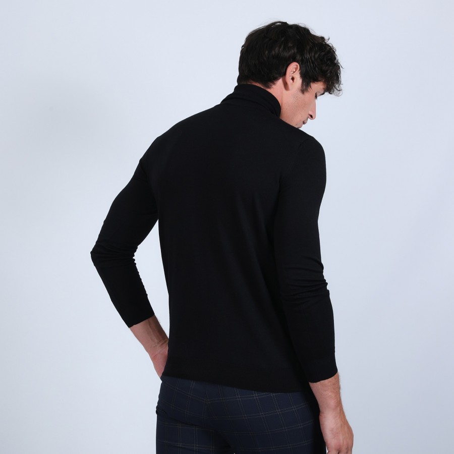 Pull col roulé en laine mérinos - Berry Pull col roulé en laine mérinos - Berry