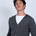 Gilet boutonné en laine mérinos - Brad