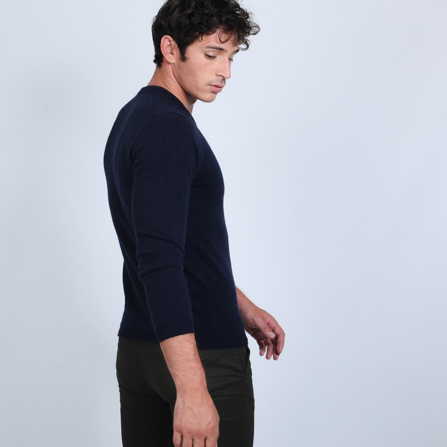 Pull col V en cachemire - Benjamin