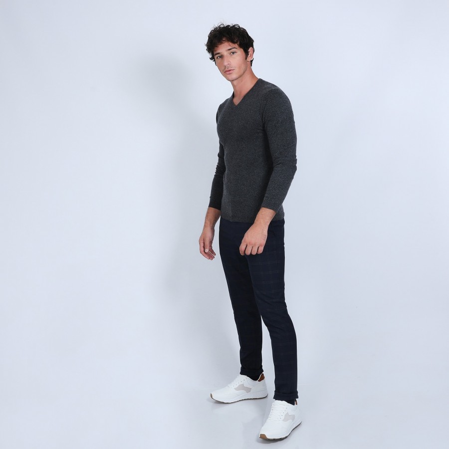 Pull col V en cachemire - Benjamin