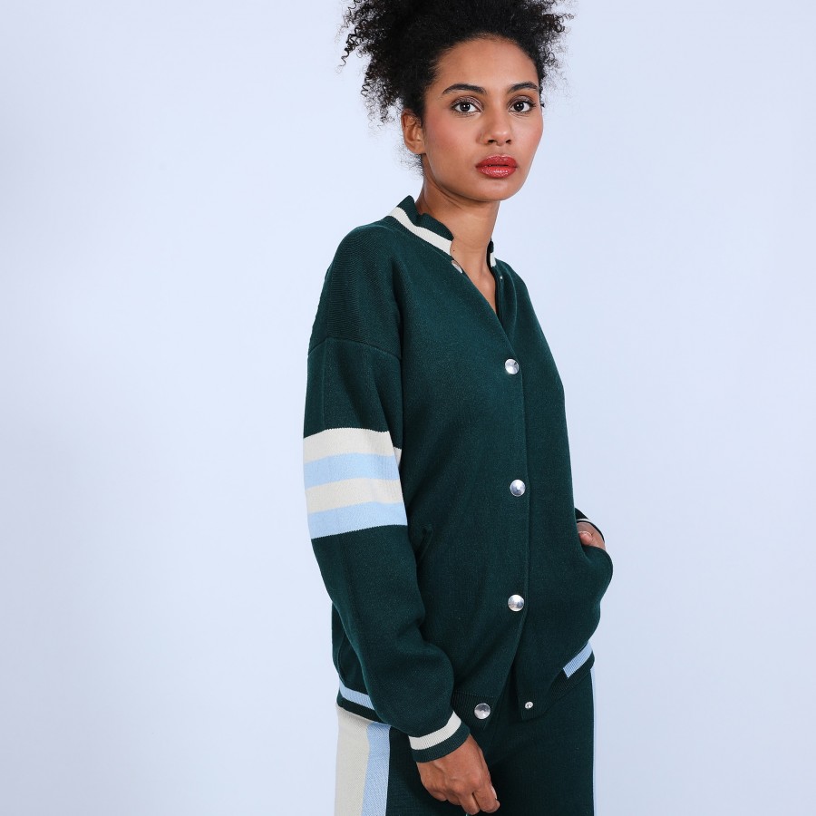 Bombers en coton cachemire - Perline