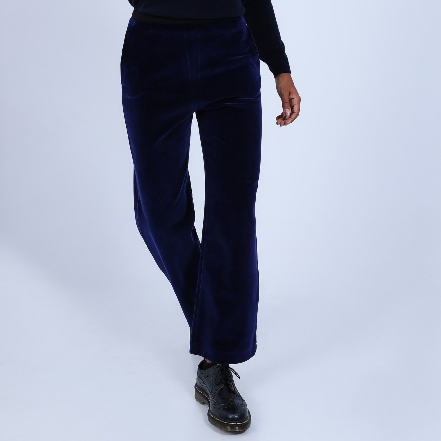 Pantalon en velours - Sauge