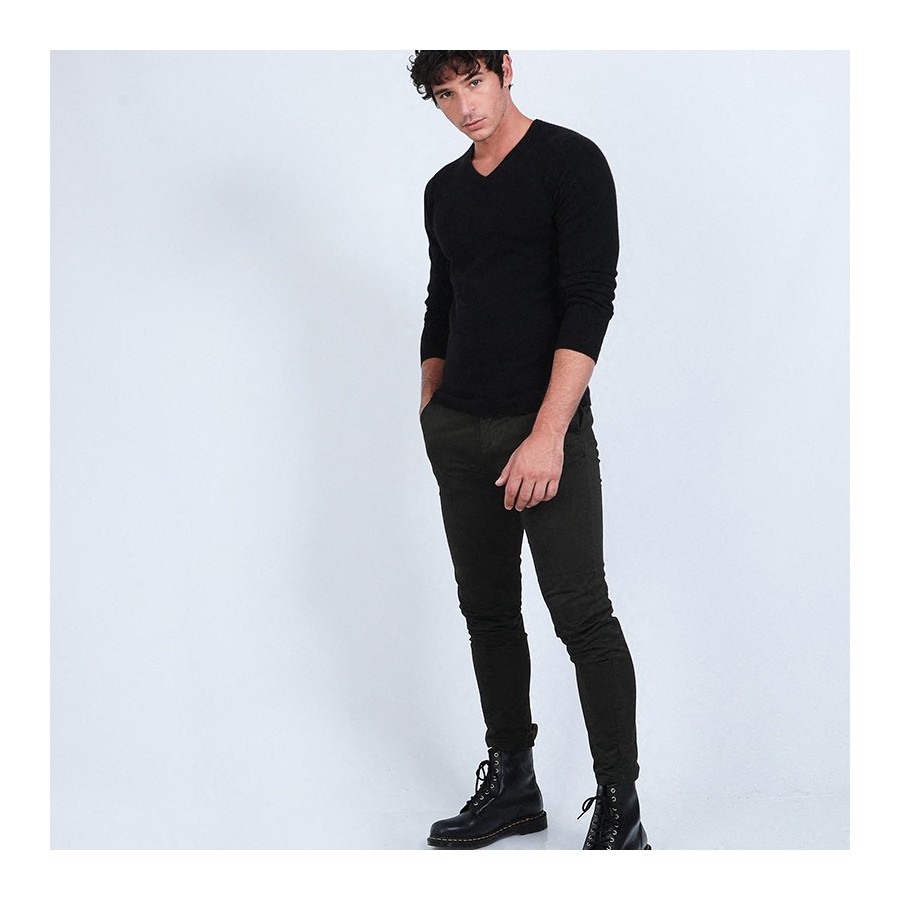 Pull col V en cachemire - Benjamin