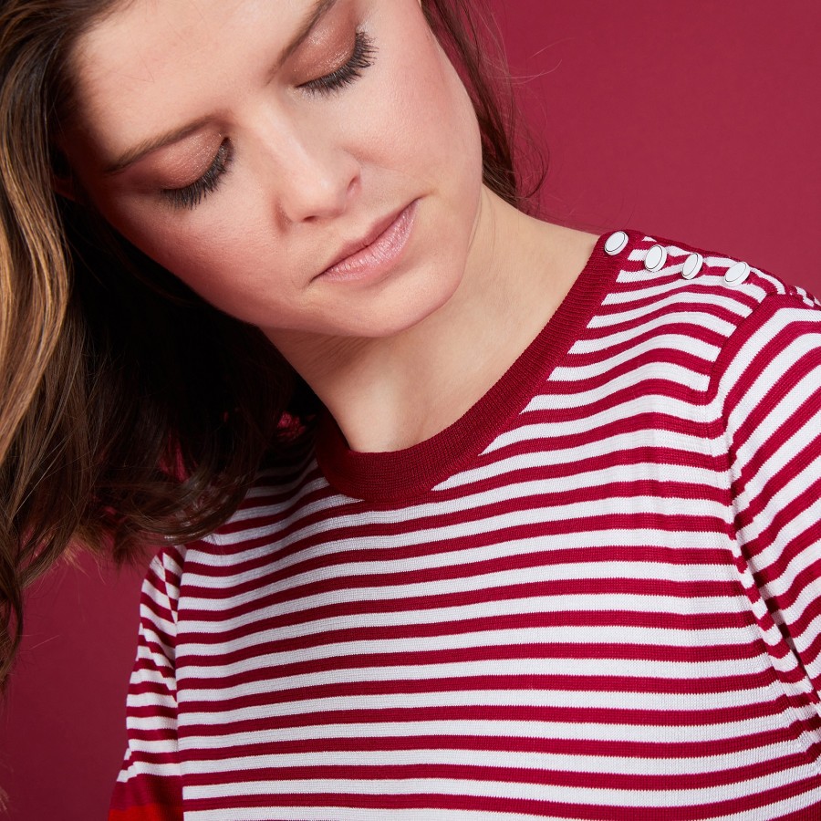 AMELIA PULL COL ROND SOIE NATURELLE