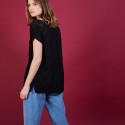 Long T-shirt en lin flammé - Coline