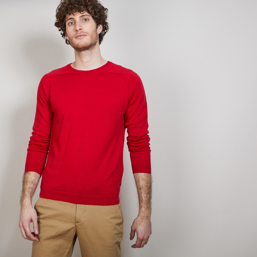 Pull col rond en cachemire et lin - Bandit