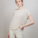 Long T-shirt en lin flammé - Coline