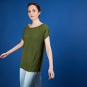 Long T-shirt en lin flammé - Coline