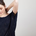 Long T-shirt en lin flammé - Coline