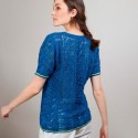 T-shirt tricoté en maille crochet - Claus