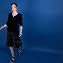 BLOVIS - PULL COL V  SOIE LAINE ET COTON
