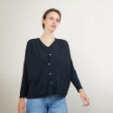 Cardigan oversize en laine - Bonte
