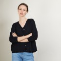 Cardigan oversize en laine - Bonte