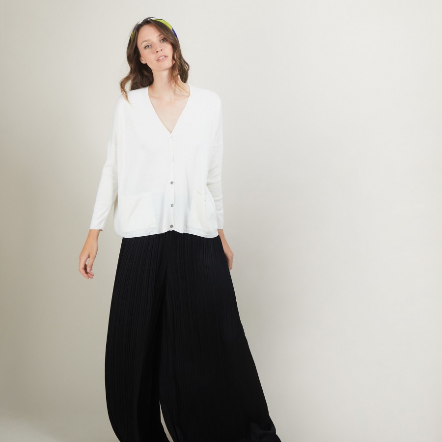 Cardigan oversize en laine - Bonte
