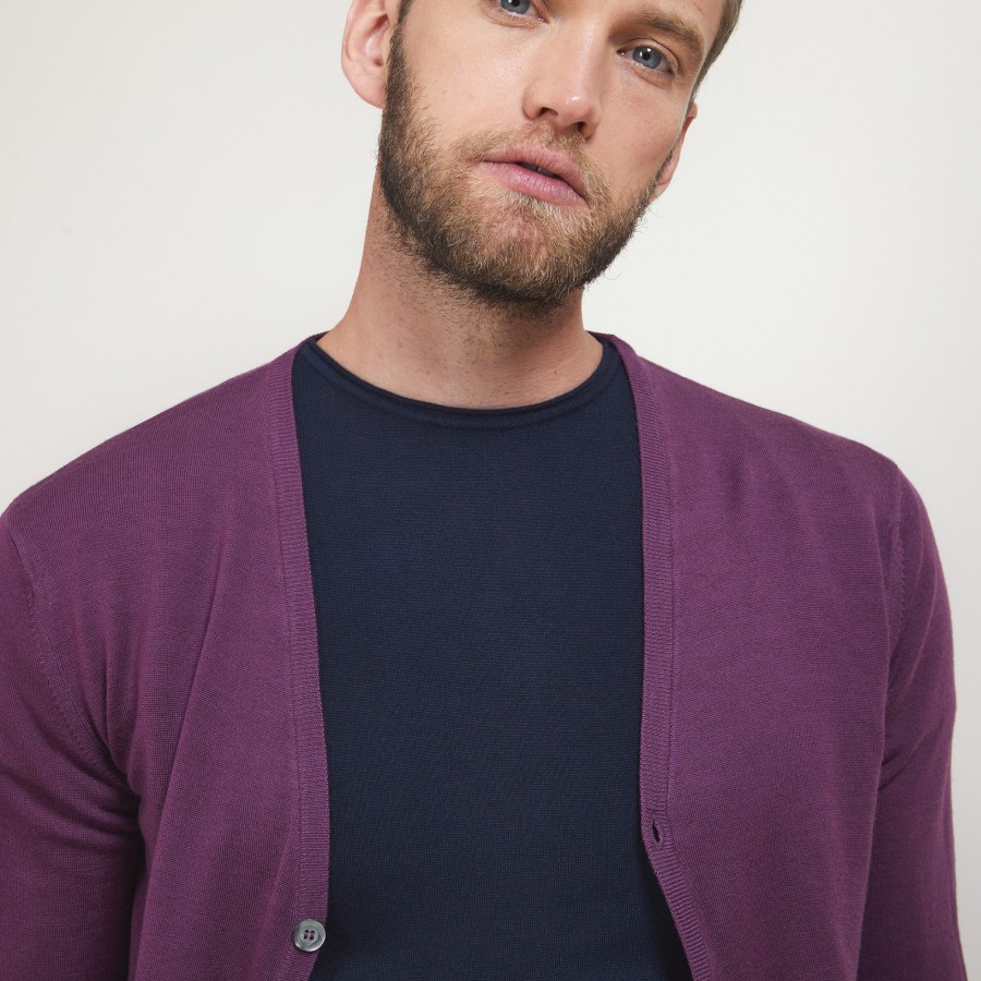 Gilet boutonné en laine - Brad