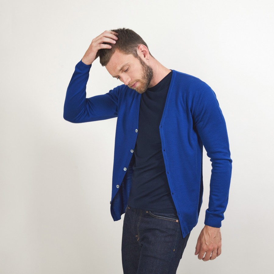Gilet boutonné en laine - Brad