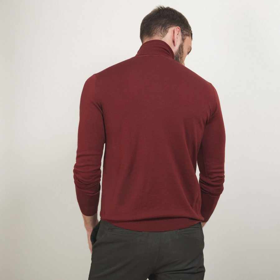 Pull col roulé en laine - Berry Pull col roulé en laine - Berry