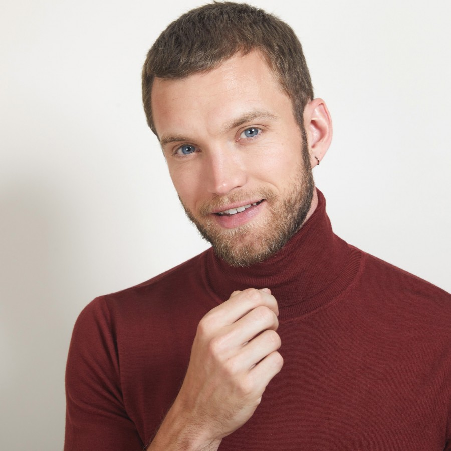 Pull col roulé en laine - Berry Pull col roulé en laine - Berry