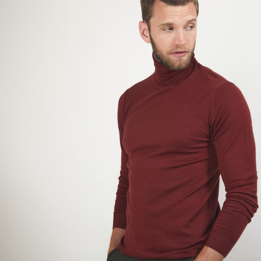 Pull col roulé en laine - Berry Pull col roulé en laine - Berry