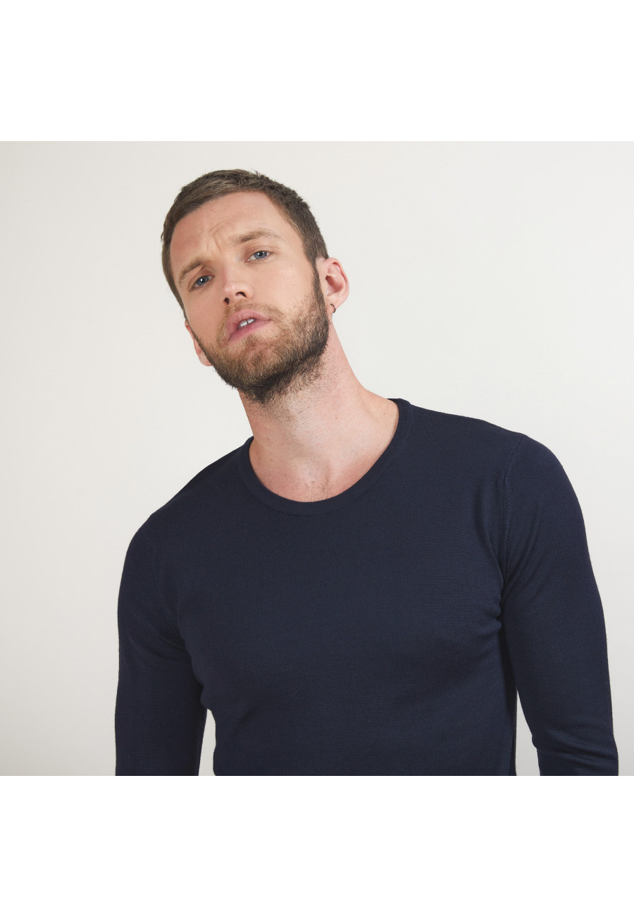 Pull col rond en laine - Bardem