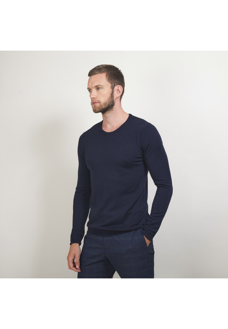 Pull col rond en laine - Bardem