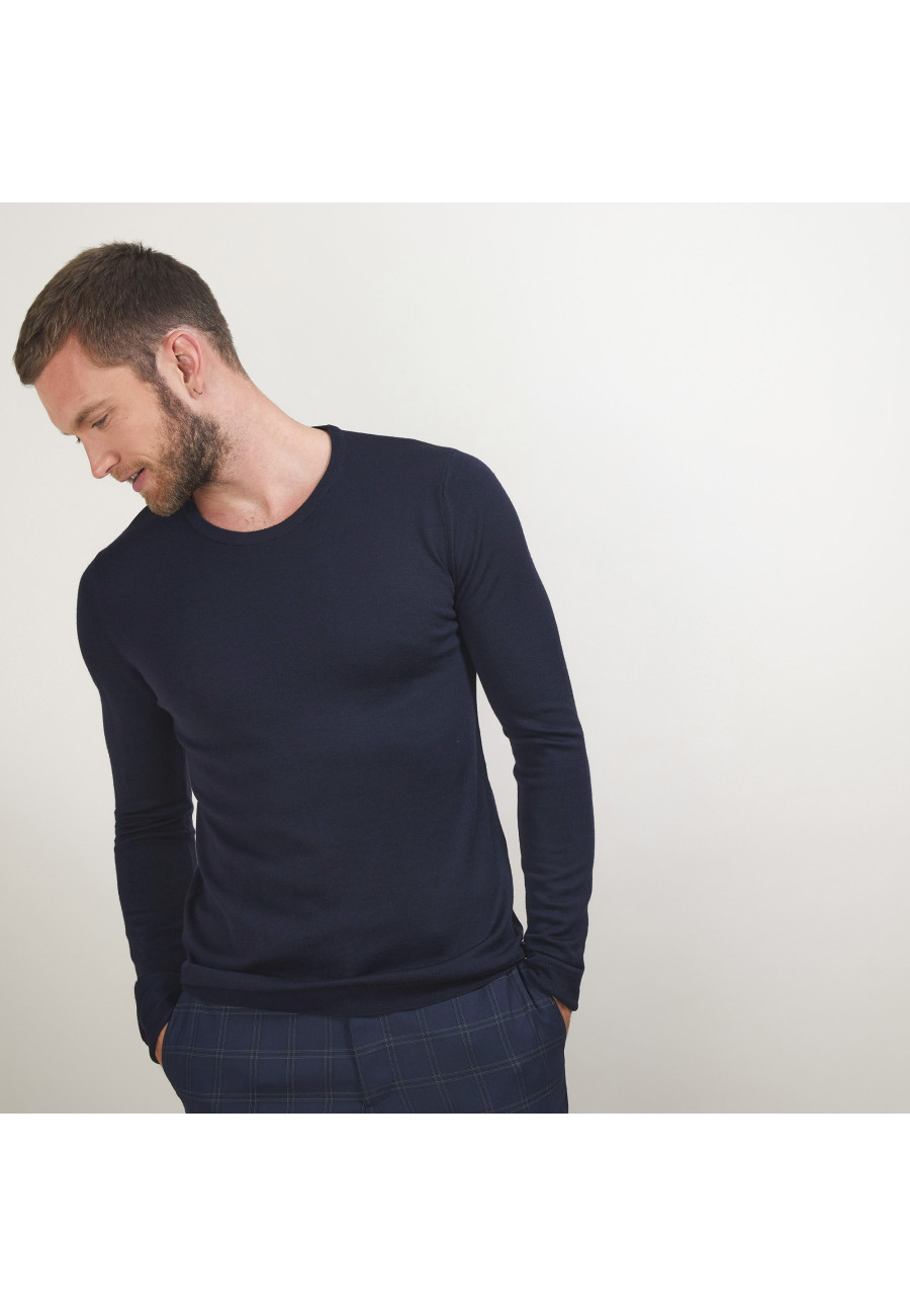 Pull col rond en laine - Bardem