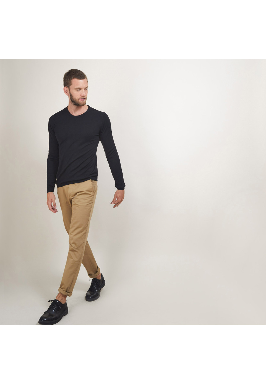 Pull col rond en laine - Bardem