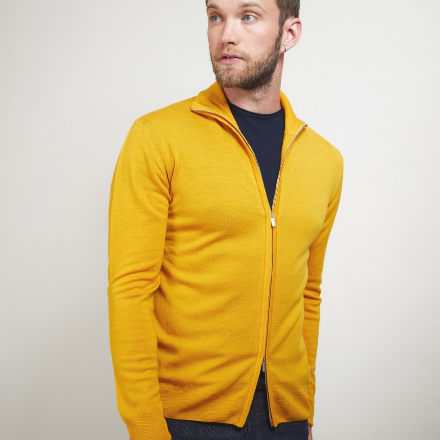 Gilet zippé en laine - Bastian