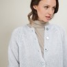 Long gilet 2 poches en mohair - Gaya