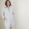 Long gilet 2 poches en mohair - Gaya