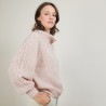 Pull col montant zippé en mohair - Gilda