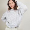 Pull col montant zippé en mohair - Gilda