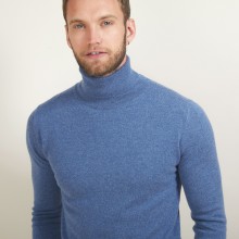 Pull col roulé en cachemire - Bruno