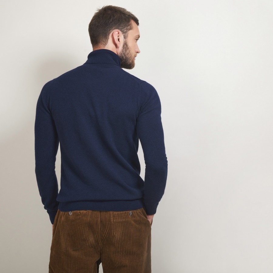 Pull col roulé en cachemire - Bruno