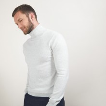 Pull col roulé en cachemire - Bruno