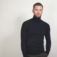 Pull col roulé en cachemire - Bruno