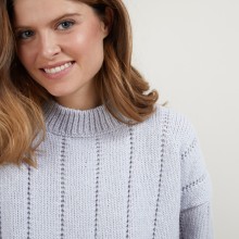 Pull col rond en laine nylon - Gustave