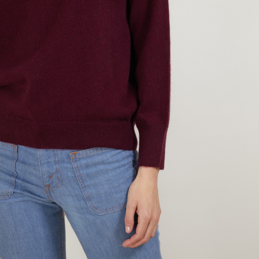Pull col rond 100% cachemire - Breee