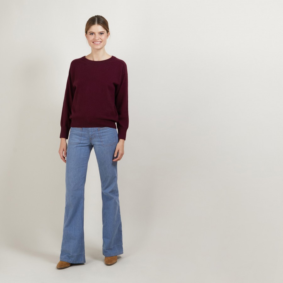 Pull col rond 100% cachemire - Breee