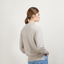 Pull bicolore en laine Gimmie