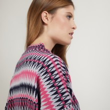Pull motifs aztèques en  laine - Fidji