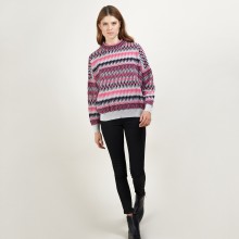 Pull motifs aztèques en  laine - Fidji
