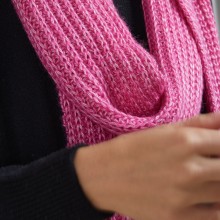 Echarpe en viscose et baby alpaga - Genu
