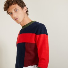 Pull motifs géométriques en cachemire - Lima