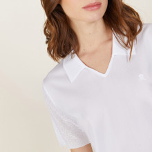 Polo manches courtes à motifs - Angie